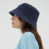 VA カーブロゴ ナイロン バケットハット   / Navy