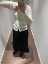 Liang cardigan + knit top (3color)