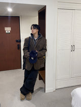No.0995 check OVER blazer JK