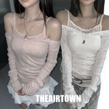 ballerina v long t-shirt(2 color)