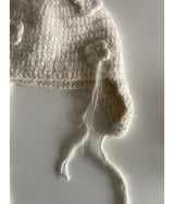 flower crochet trooper hat 