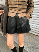 Clang wool striped cardigan