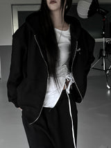 レタリング エクスプロー フーディ ジップアップ (unisex)