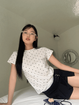 ドットタイト半袖Tシャツ