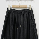 Cross Printing Denim Pants