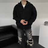 ALL MUSH Pockets Wool Knitwear Zip-Up (4 colors)