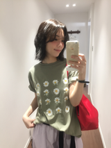 YWD フラワーTシャツ (3color)