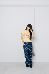 ラブイズディスエンジェルTシャツ - イエロー