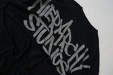 Hierarchy Studios - グラフィティーワイドロゴオーバーサイズTシャツ ブラック