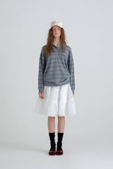 Cozit stripe knit_gray