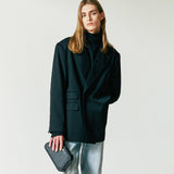 saffiano trapezium chain bag