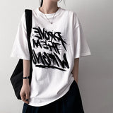 ループオーバーサイズフィットショートスリーブTシャツ