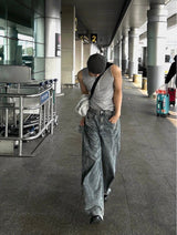 【即日発送】Nars Two Way Balloon Fit Folding Pintuck Denim Pants  