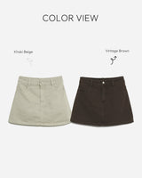 Celo cotton mini skirt