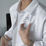 3 TAP T Bar Buckle Dress Shirt (2color)