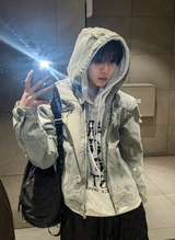 Cray Denim Hooded Jacket