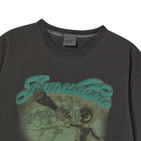 25SS ピグメントシューティングエイリアンショートスリーブTシャツ チャコール