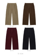 Side-ring wide pants