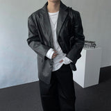 LC Epeel Two Burton Black Leather Blazer