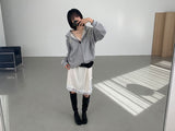 レースレイヤードスカート