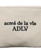 26SS FABRIC LOGO EMBROIDERY WALLET