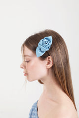 Rose Satin Hair Pin