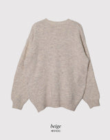 #Teddy Bear Ribbon Loose Knit (3color)