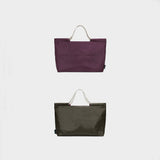 TYVEK FLEXIBLE BAG - Dark Wine & Army Green (MEDIUM)