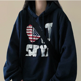 LOVE American flag hood [Fleece]