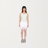 Diagonal line frill skirt 002