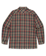 CUT OFF FLANNEL CHECK SHIRT