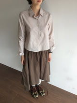 Mark Stripe Shirt (3color)
