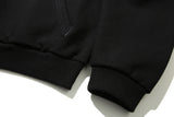 Flag My Way Crop Hoodie (Black)