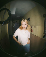 ステッチ Tシャツ スカイブルー