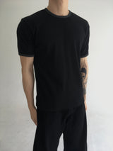 waffle ringer short sleeve(3colors)