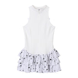 Angel Tiered Dress - WHITE STAR