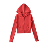 Color Point Hood Jacket