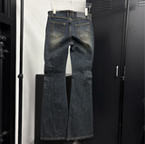 ロースリムブーツカットパンツ