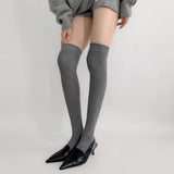 Dia Jacquard Long Knee Socks (3color)