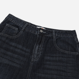 Mood Dark Blue Linen Pants