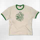 ドローイング ラフ リンガー Tシャツ- 4カラー