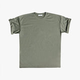 ソフトシグロールアップショートスリーブTシャツ