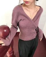 beret wool side unbalanced button wrap cd