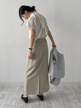 Momento Linen Long Skirt