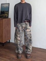 Curved Tree Wide Pants (2color) (No.1002)