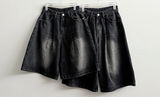 Meli Pintuck Denim Bermuda Shorts [Short & Long Selection*]