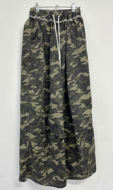SEMI-WIDE BALLOON MILITARY PANTS🤎💚