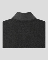 (UNISEX) スエードタッチ ハイネック カーディガン