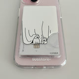 [MagSafe card wallet]ザキャットザッツビケイムアナン