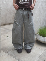 Hem Strapted Cargo Pants 2C